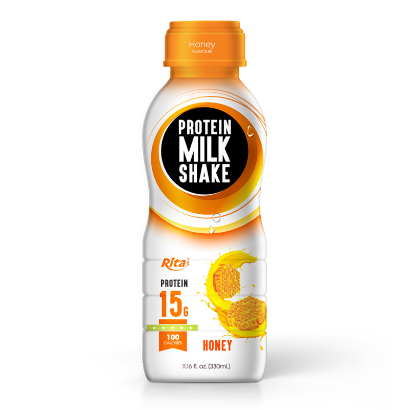 Protein Milk Shake With Honey Flavor 330mL Bottle